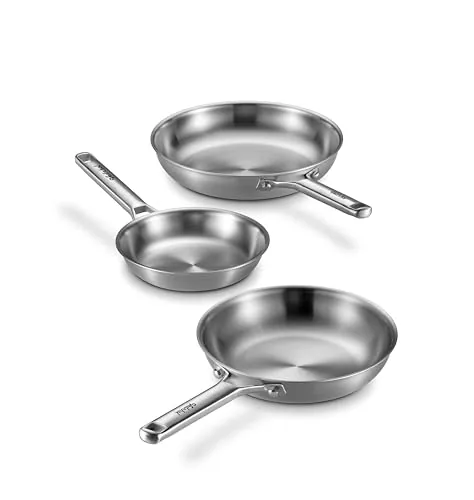 12″ Tri-Ply Stainless skillet set